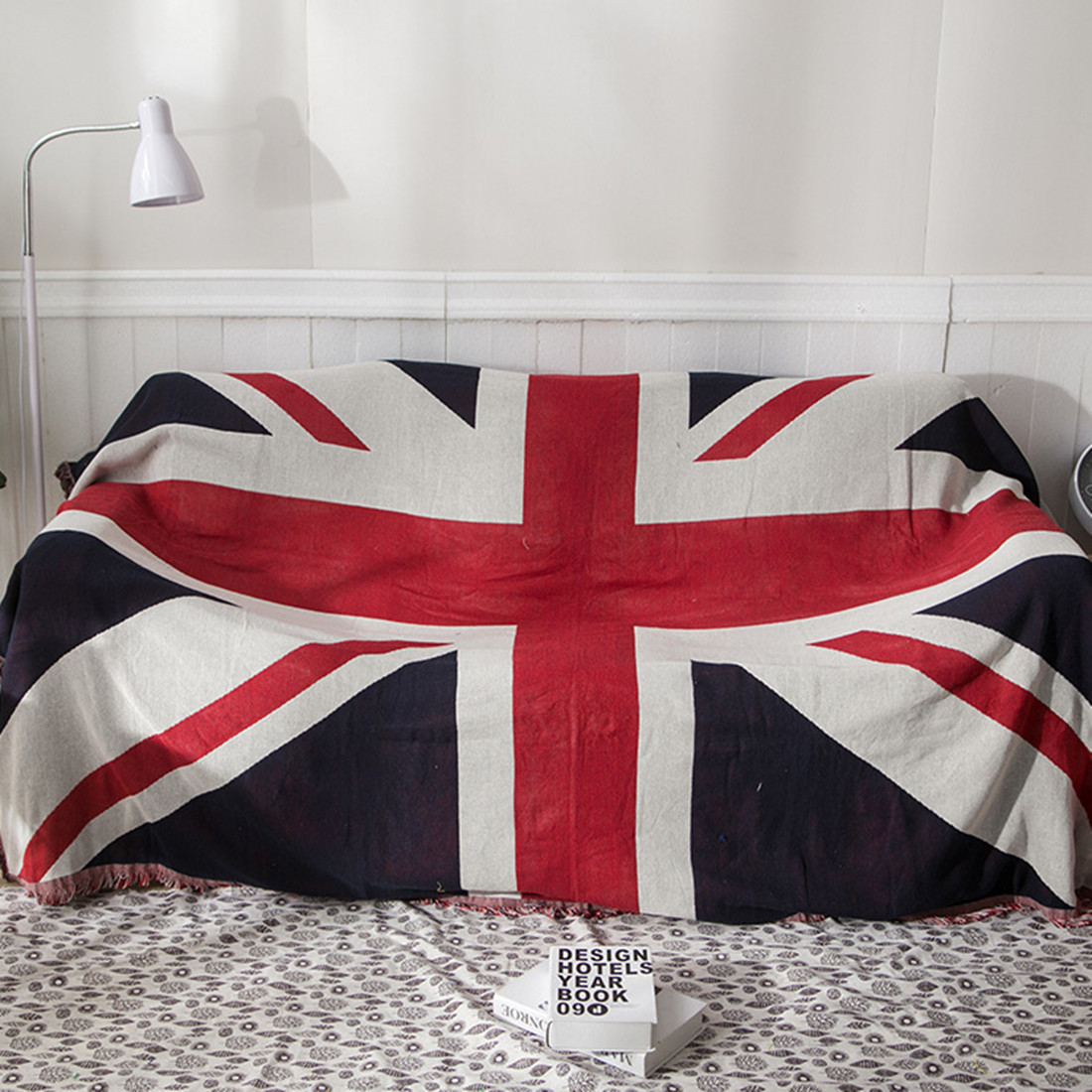 Outdoor Camping Usa - Grande Coperta Plaid con Bandiera UK