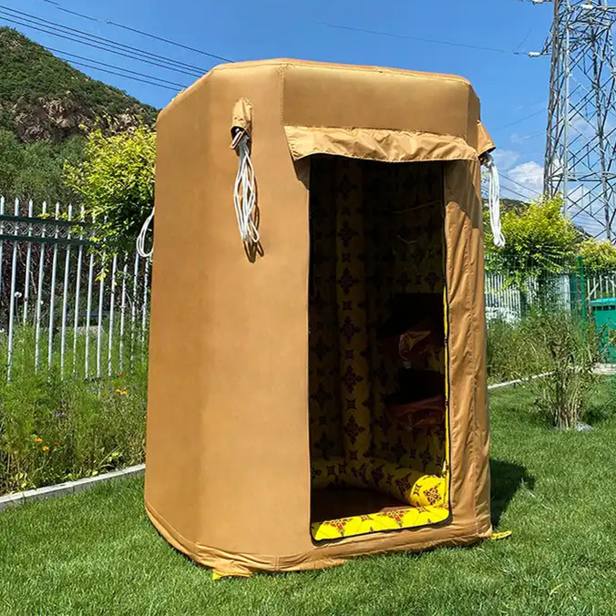 Outdoor Camping Toilet Tent - Tenda Gonfiabile a Doppio Strato in