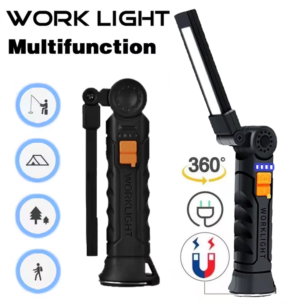 Outdoor Camping Adventure Lamp - Torcia portatile a LED COB Torcia