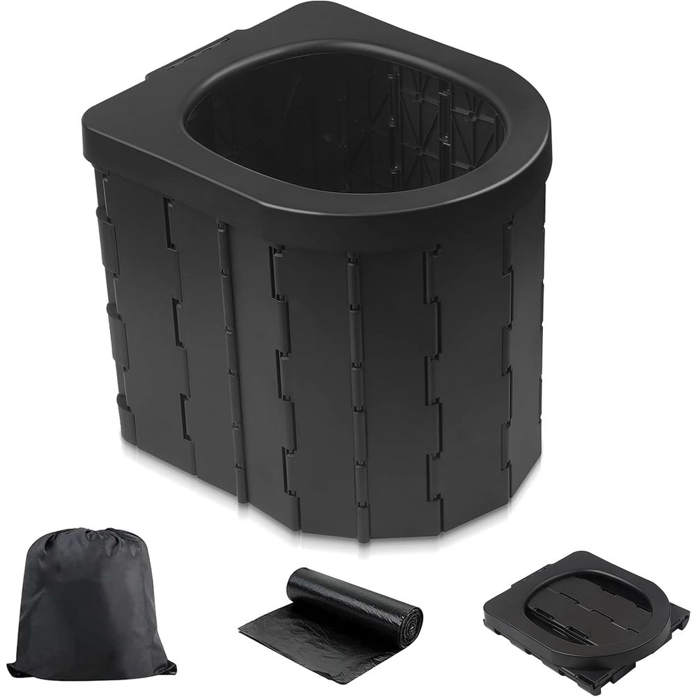 Outdoor Camping Toilet Tent - WC Portatile per Campeggio, Toilette da