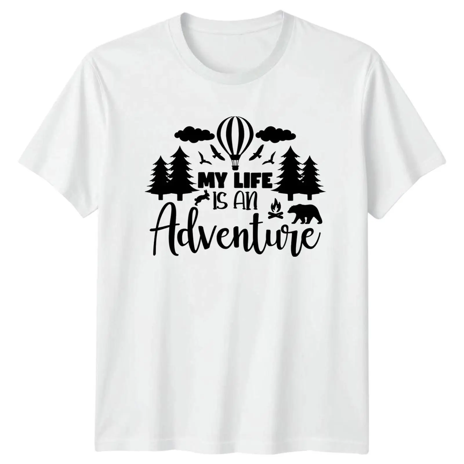 Outdoor Und Camping - Mein Leben ist ein Abenteuer T-Shirt