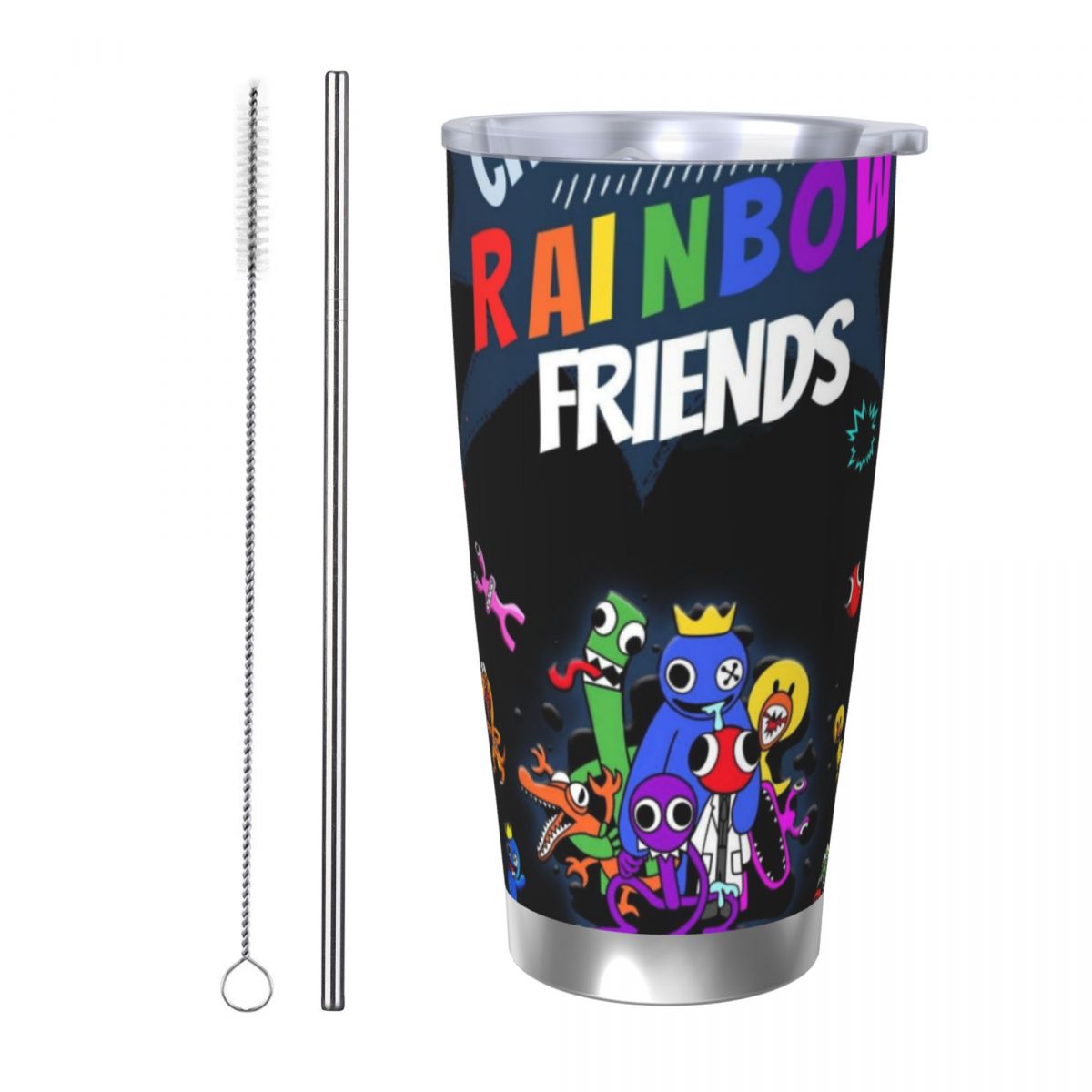 Vacuum Insulated Flask - R-Rainbow-Friends Tazza Termica da Auto in
