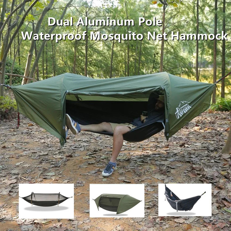 Outdoor Camping Solo - Amaca a tunnel 3-in-1 con zanzariera