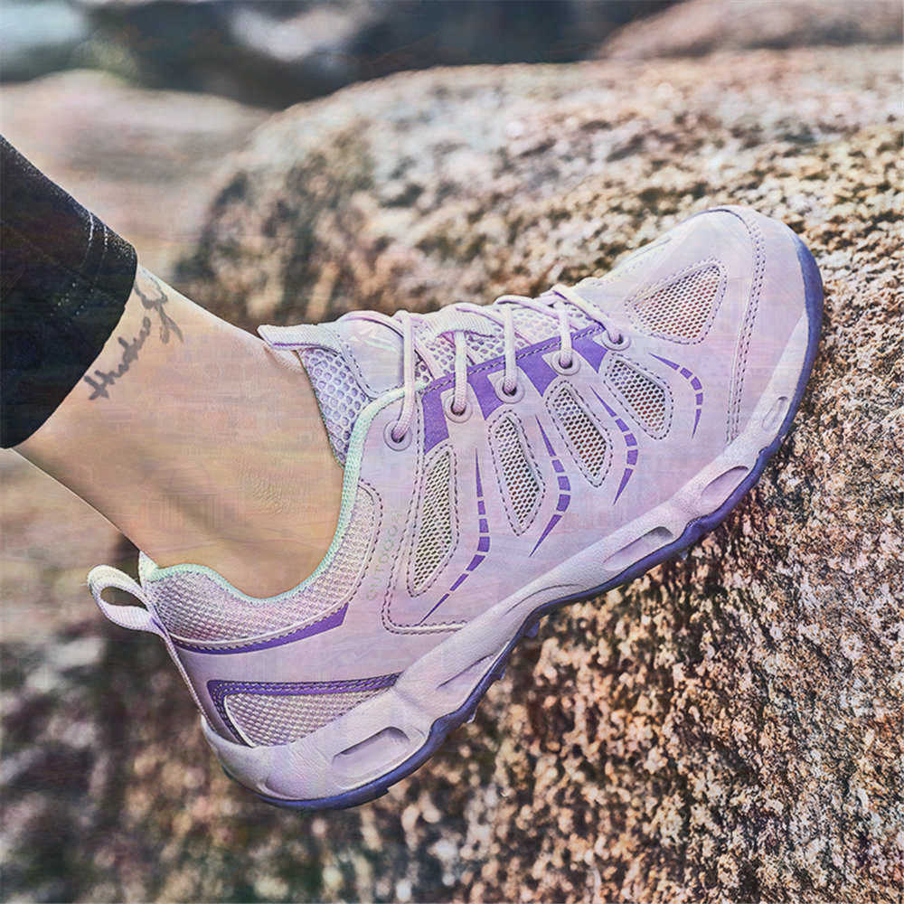 Outdoor Camping Show - Sumer Punta tonda Argento Sneakers Scarpe