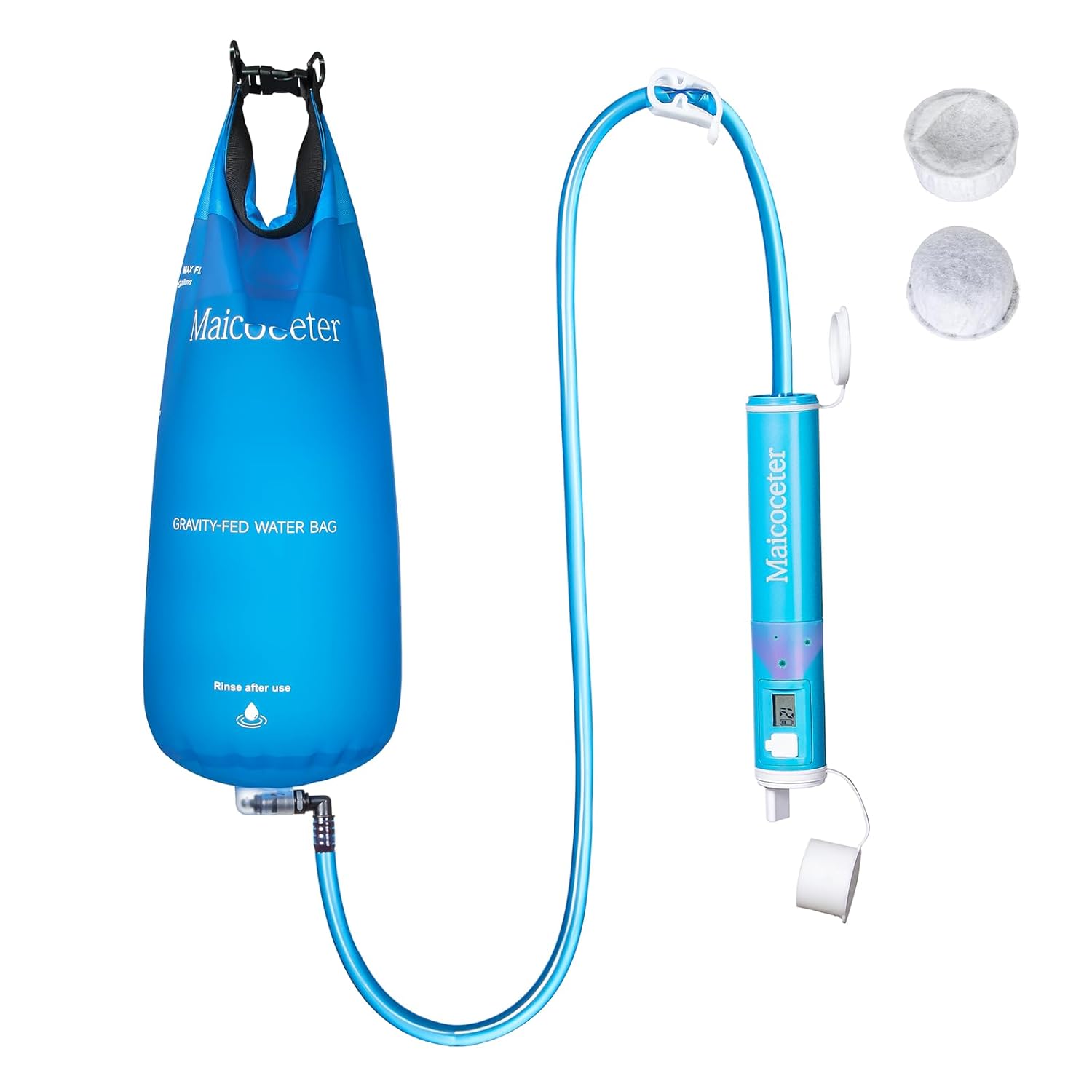 Survival Kit - Kit di filtraggio dell'acqua con display
