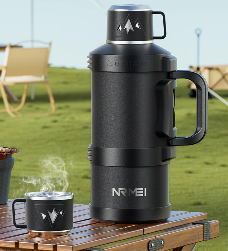 Vacuum Insulated Flask - Bottiglia thermos di grande capacità in