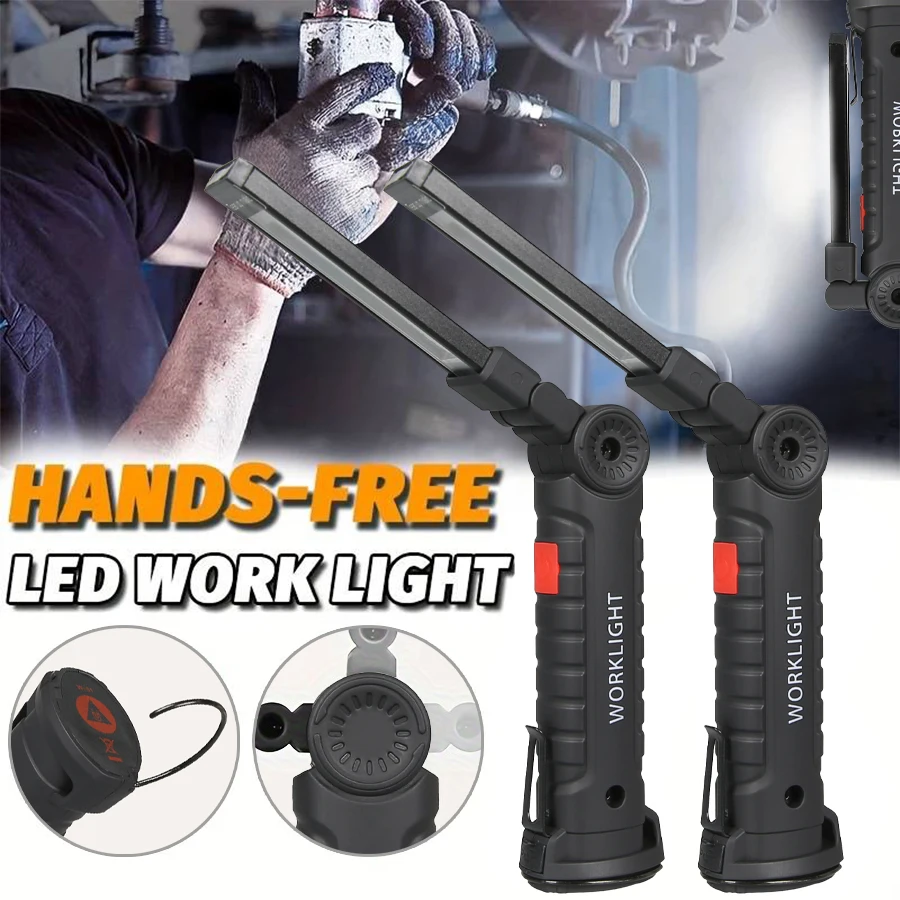 Outdoor Camping Adventure Lamp - Nuova Torcia LED COB Portatile Ricaricabile