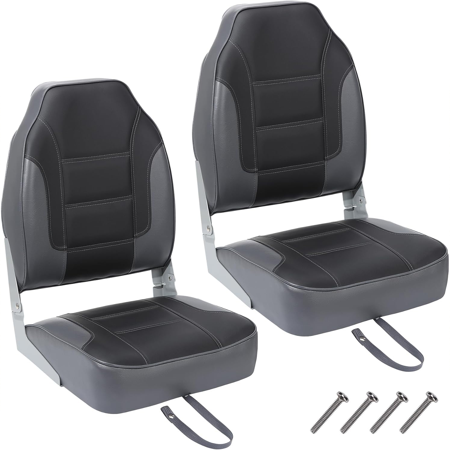 Folding Chair - Set di 2 Sedili Pieghevoli per