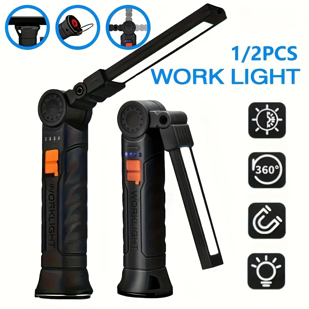 Outdoor Camping Adventure Lamp - Torcia portatile a LED COB Lampada