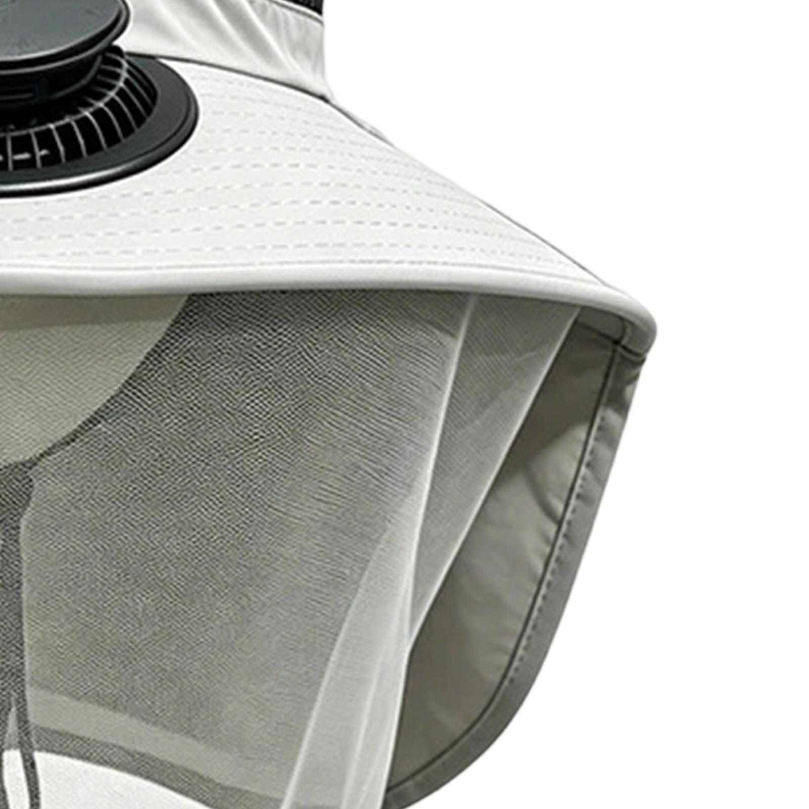 Outdoor Camping Hat - Cappello da Pesca con Ventilatore, Cappello