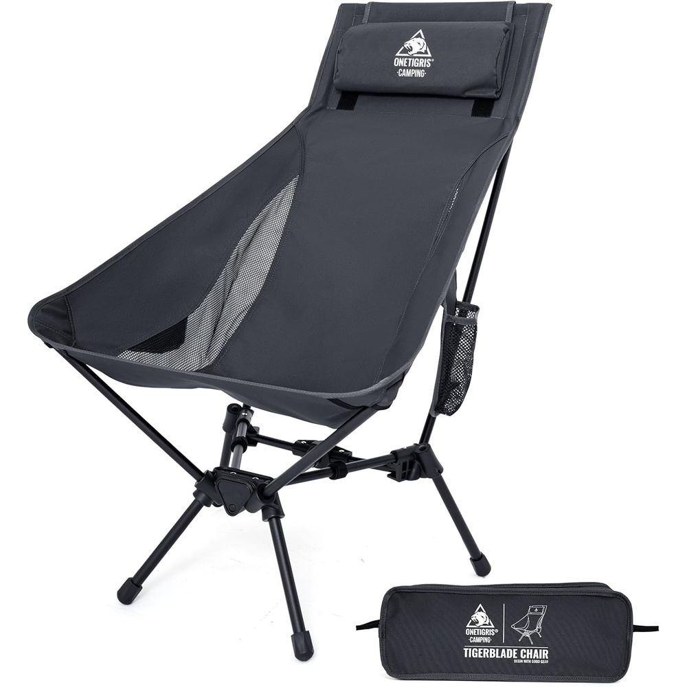 Folding Chair - Sedia da campeggio Tigerblade con schienale