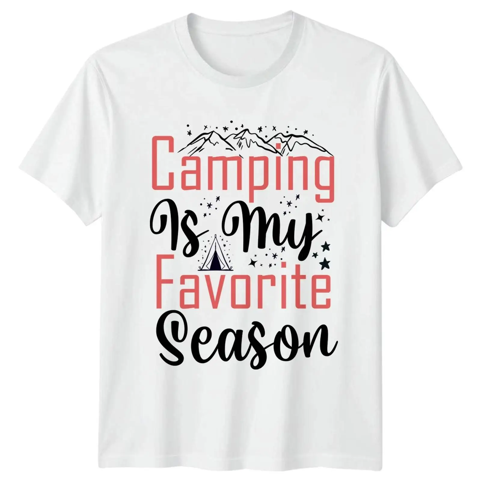 Outdoor Und Camping - T-shirt 'Camping è la mia stagione