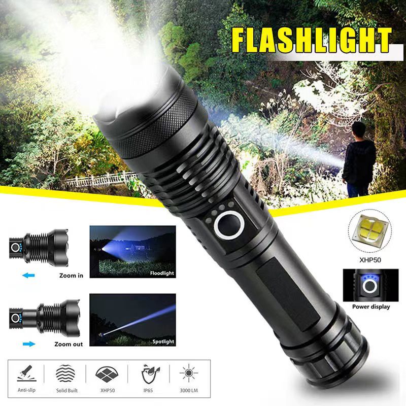 Outdoor Camping Adventure Lamp - Torcia a LED XHP70 ad alta