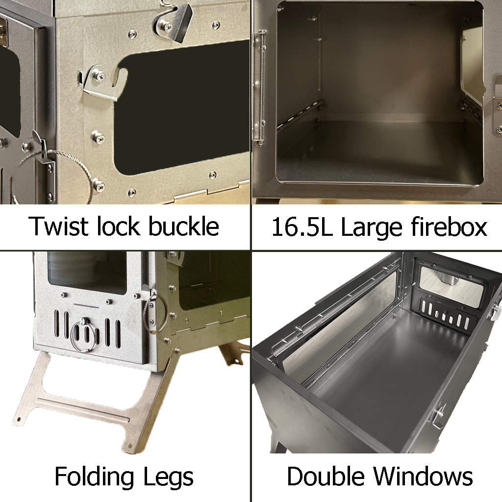 Stufa da tenda pieghevole in t - Outdoor Camping Usa recensione e prezzo