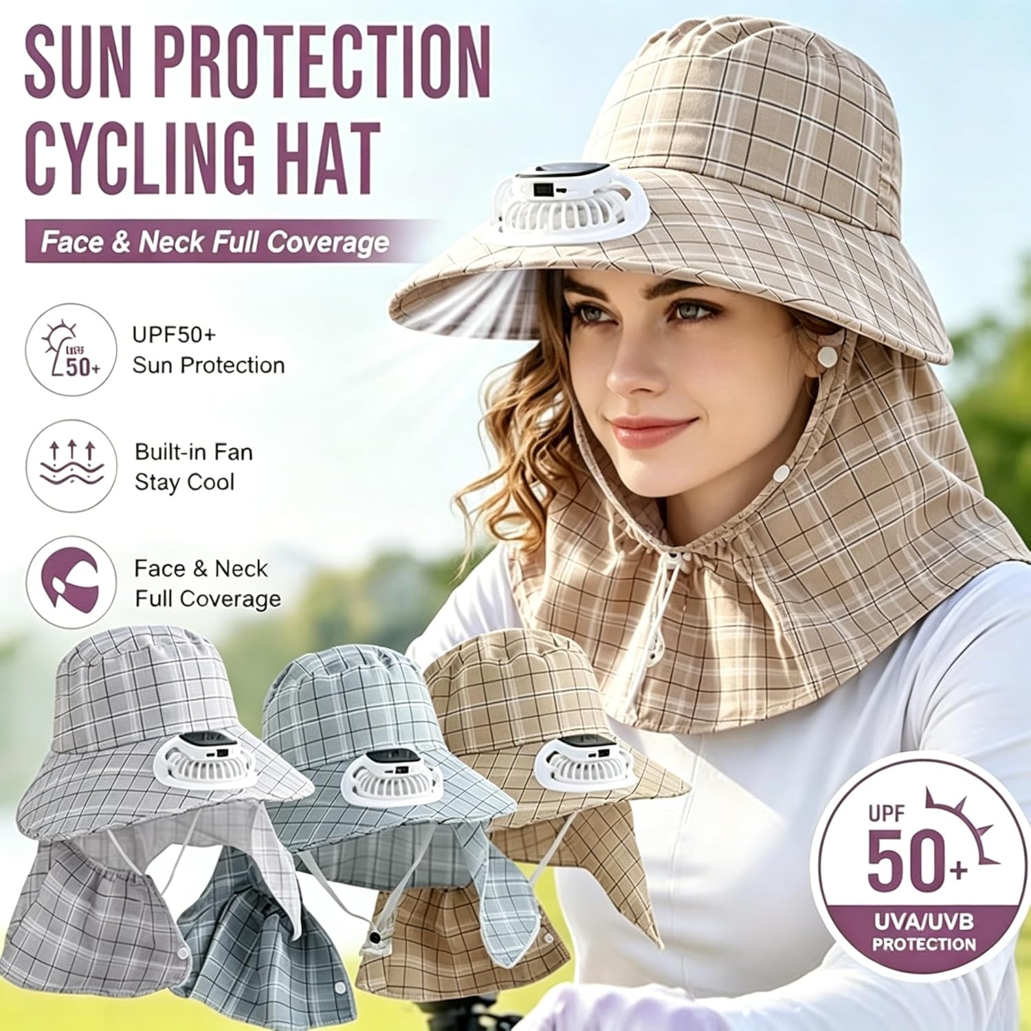 Cappello con Ventilatore Solar - Outdoor Camping Hat recensione e prezzo
