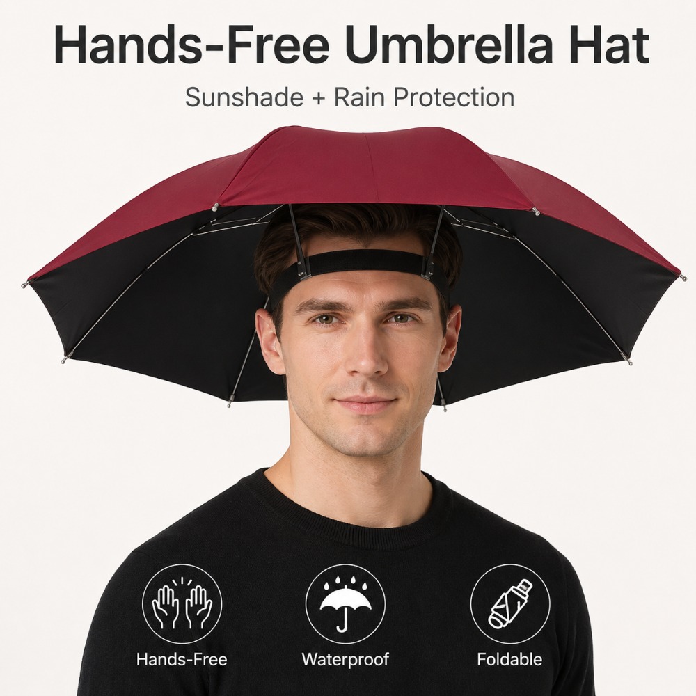 Cappello Ombrello Pieghevole a - Outdoor Camping Hat recensione e prezzo