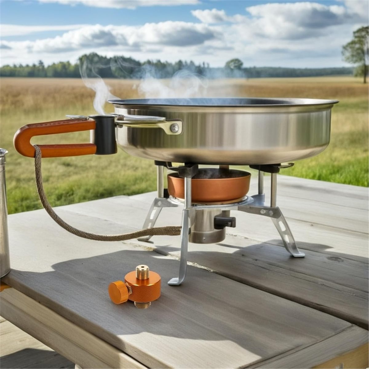 Adattatore per fornello da cam - Outdoor Und Camping recensione e prezzo