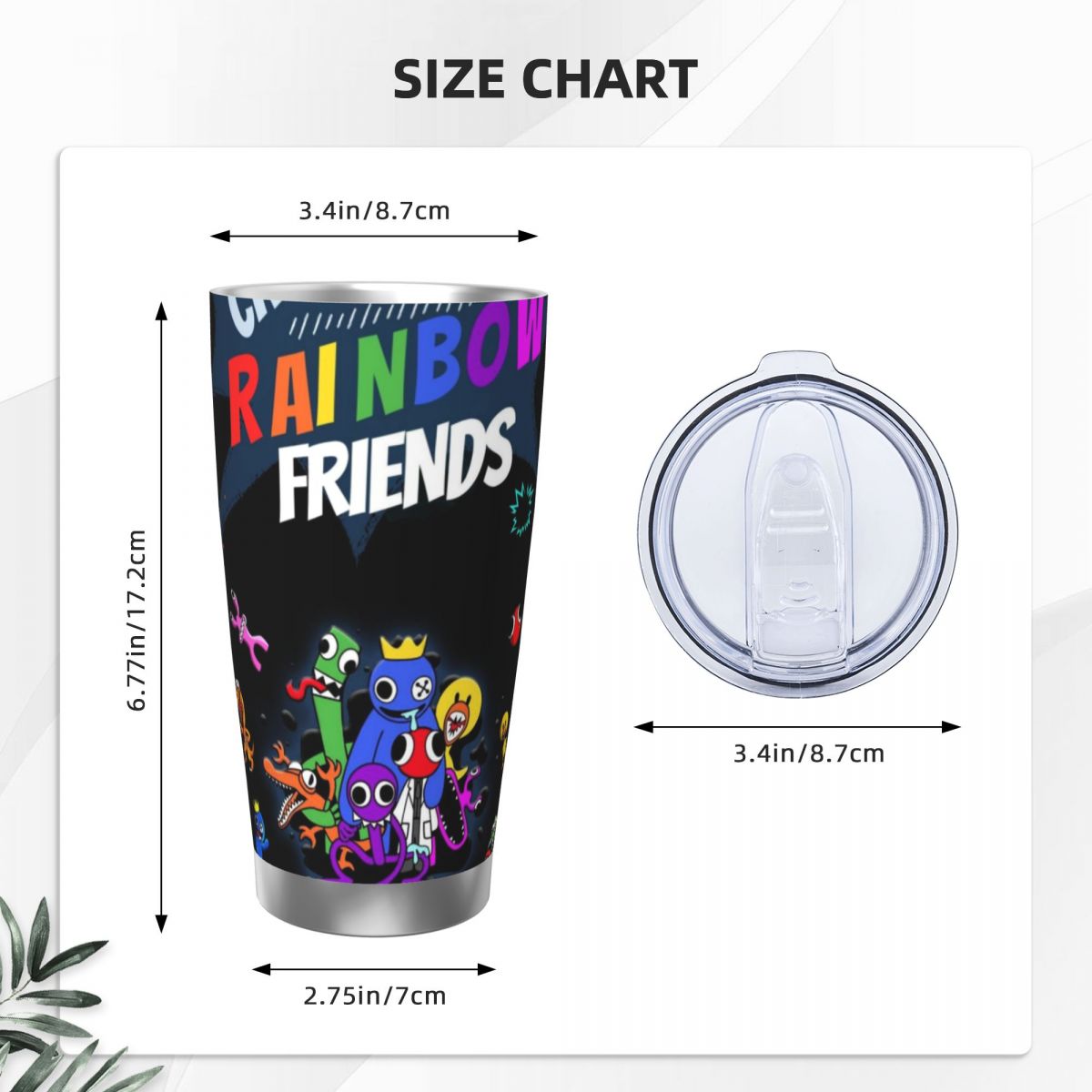 R-Rainbow-Friends Tazza Termic - Vacuum Insulated Flask recensione e prezzo