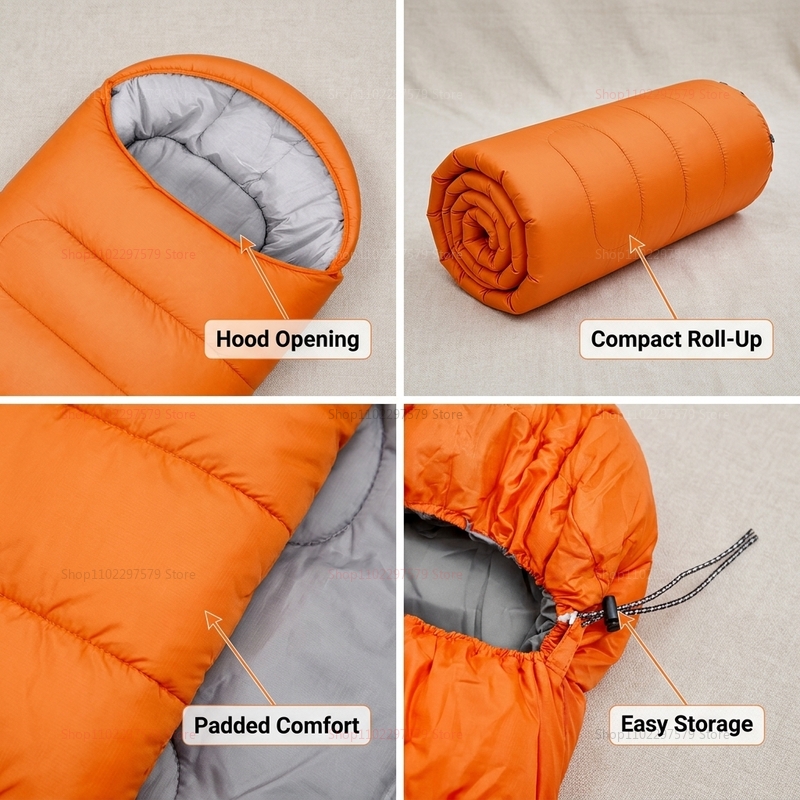 Sacco a pelo da campeggio legg - Outdoor Camping Sleeping Bag recensione e prezzo