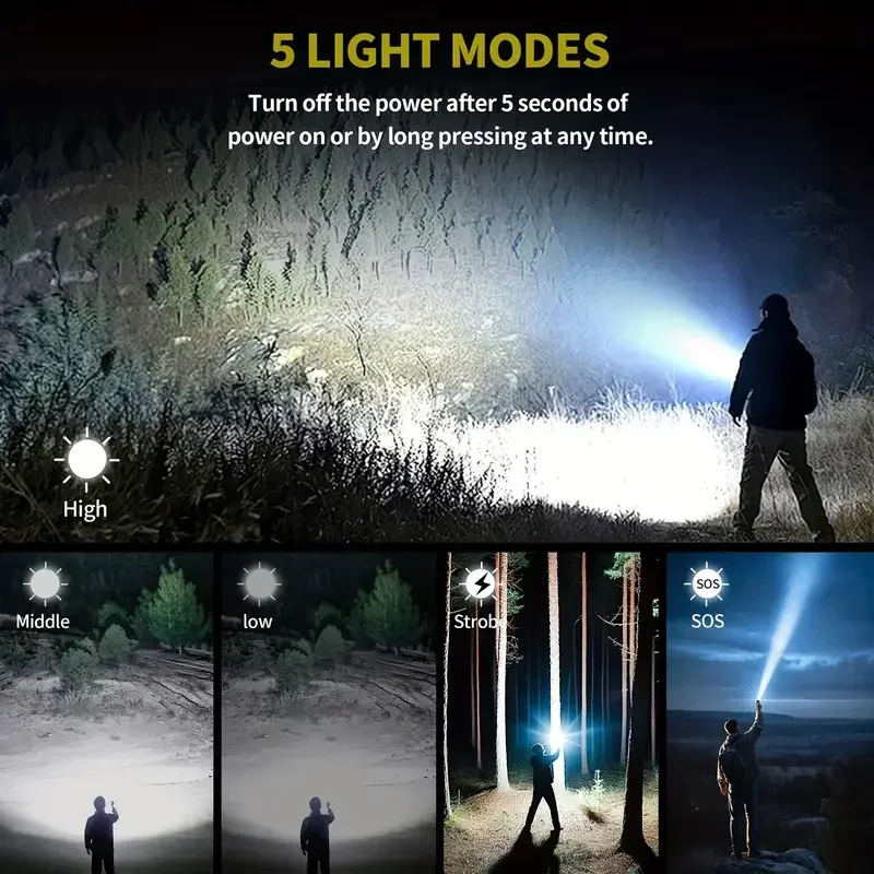 Torcia ultra potente Torcia co - Outdoor Camping Adventure Lamp recensione e prezzo