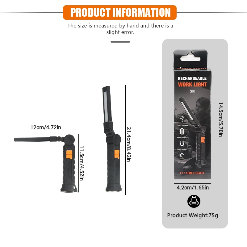 Torcia portatile a LED COB Lam - Outdoor Camping Adventure Lamp recensione e prezzo