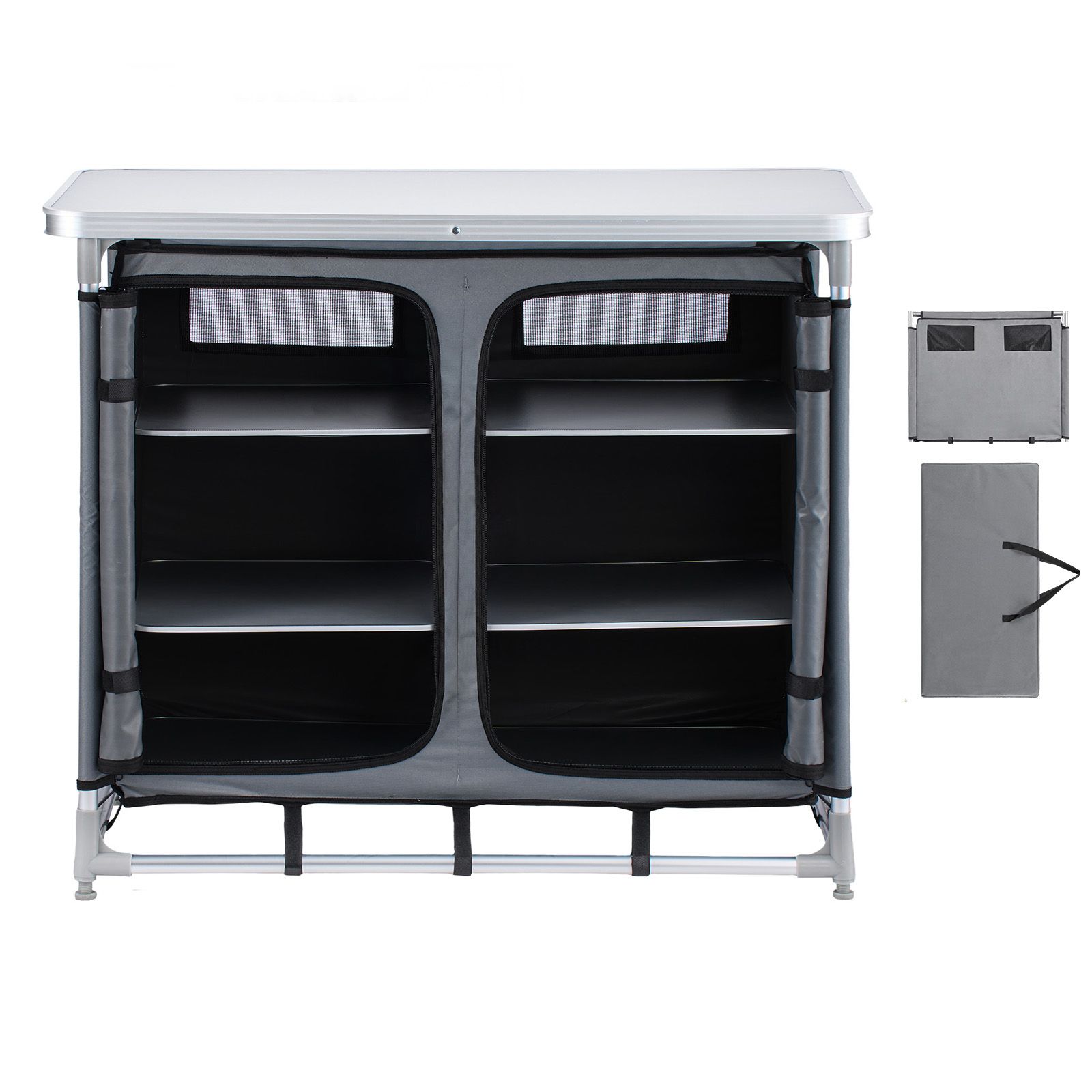 Mobiletto da Campeggio, Tavolo - Outdoor Camping Kitchen Setup recensione e prezzo
