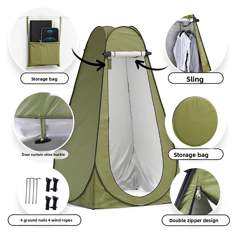 Tenda da doccia Tenda da pesca - Outdoor Camping Toilet Tent recensione e prezzo