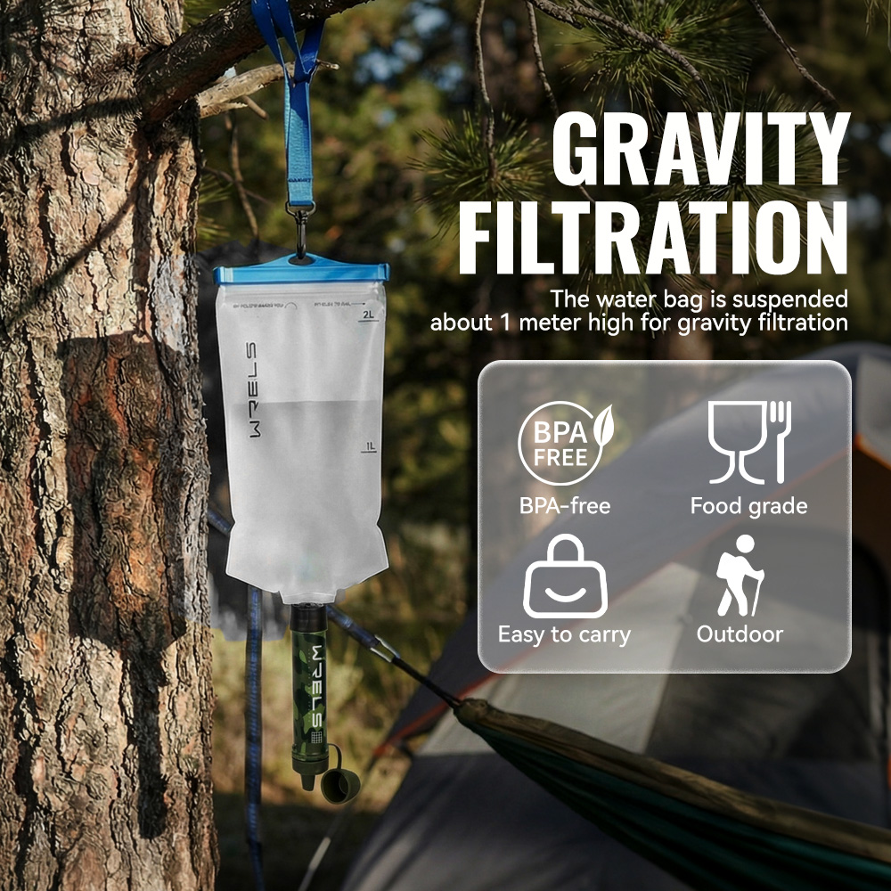 WRELS Set di filtri per l'acqu - Portable Water Filter recensione e prezzo